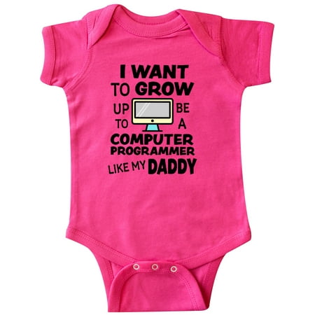 Inktastic I Want To Grow up To Be a Computer Programmer Like My Daddy Gift Baby Boy or Baby Girl Bodysuit
Inktastic I Want To Grow up To Be a Computer Programmer Like My Daddy Gift Baby Boy or Baby Girl Bodysuit