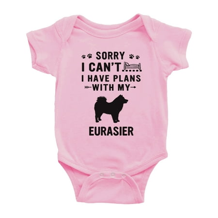 Sorry I Can t I Have Plans With My Eurasier Love Pet Dog Cute Baby Jumpsuits (Pink 0-3 Months)
Sorry I Can t I Have Plans With My Eurasier Love Pet Dog Cute Baby Jumpsuits (Pink 0-3 Months)