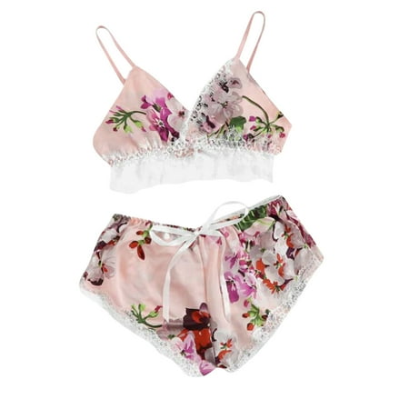 YUNAFFT Shirts Sets for Women Clearance Women Sexy Lace Lingerie Nightwear Underwear Robe Babydoll Set Sleepwear On Sale