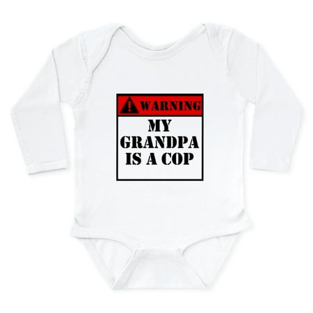 CafePress - Warning My Grandpa Is A Cop Body Suit - Long Sleeve Cotton Baby Bodysuit
CafePress - Warning My Grandpa Is A Cop Body Suit - Long Sleeve Cotton Baby Bodysuit