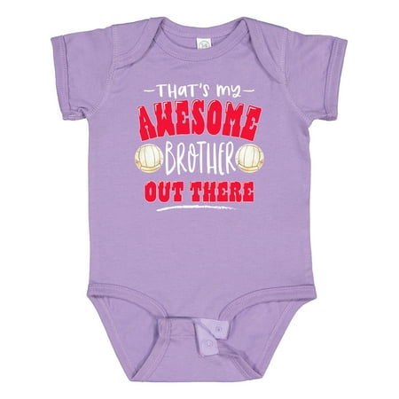 Inktastic That s My Awesome Brother out There with Volleyball Gift Baby Boy or Baby Girl Bodysuit
Inktastic That s My Awesome Brother out There with Volleyball Gift Baby Boy or Baby Girl Bodysuit