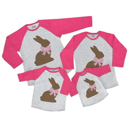 7 ate 9 Apparel Family Matching Happy Easter Shirts - Chocolate Bunny Pink Shirt 2T
7 ate 9 Apparel Family Matching Happy Easter Shirts - Chocolate Bunny Pink Shirt 2T