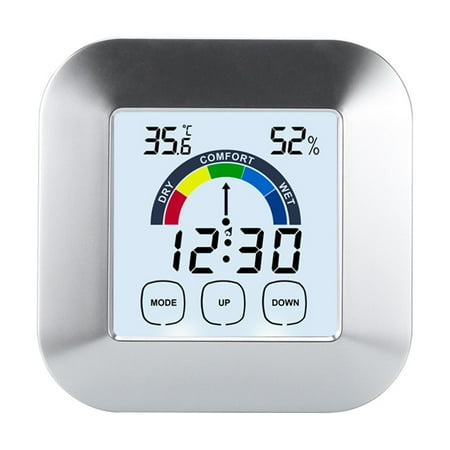 Sofullue Digital Hygrometer Thermometer Humidity Temperature Gauge with Time-Display
Sofullue Digital Hygrometer Thermometer Humidity Temperature Gauge with Time-Display