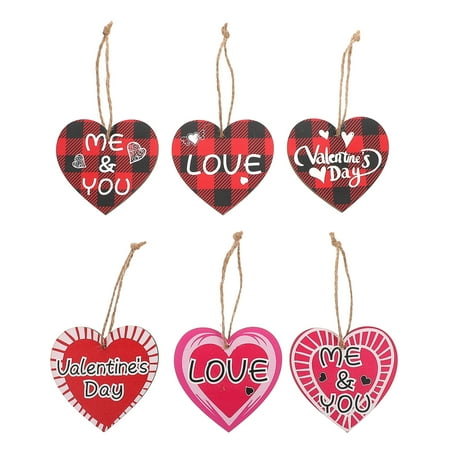 Frcolor 12Pcs Heart-Shaped Hanging Pendant Valentine s Day Wooden Hanging Slices with Ropes
Frcolor 12Pcs Heart-Shaped Hanging Pendant Valentine s Day Wooden Hanging Slices with Ropes