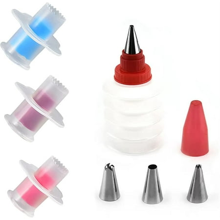 3Pcs Plastic Cake Core Remover Cupcake Plunger Cutter Pastry Corer and Cupcake Injector/Decorating Icing 3Pcs Set Stainless Steel Nozzle Set DIY Cake Decorating Tool.
3Pcs Plastic Cake Core Remover Cupcake Plunger Cutter Pastry Corer and Cupcake Injector/Decorating Icing 3Pcs Set Stainless Steel Nozzle Set DIY Cake Decorating Tool.