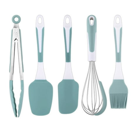 WZF Spatula Food Clip Set 5 Pcs/Set Baking Tool Contrast Color Safe No Odor Spatula Egg Beater Set
WZF Spatula Food Clip Set 5 Pcs/Set Baking Tool Contrast Color Safe No Odor Spatula Egg Beater Set