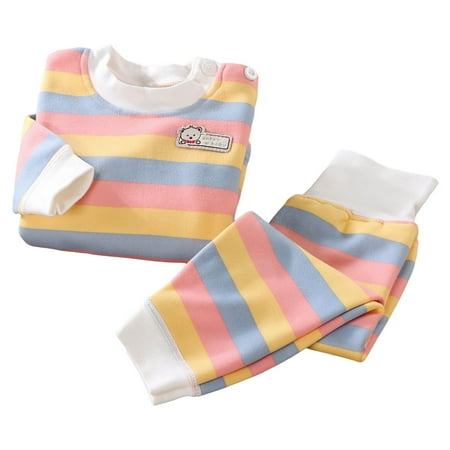 TAIAOJING Boys Girls 2 Piece Outfits Toddler Winter Long Sleeve Cartoon Stripe Prints Tops Pants Two Piece Casual Set For Kids Clothes Outfit 3-4 Years
TAIAOJING Boys Girls 2 Piece Outfits Toddler Winter Long Sleeve Cartoon Stripe Prints Tops Pants Two Piece Casual Set For Kids Clothes Outfit 3-4 Years