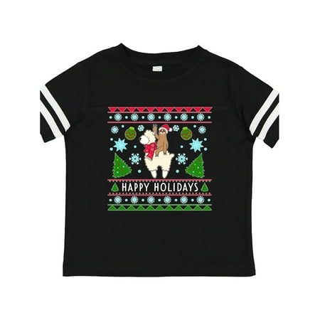 Inktastic Happy Holidays Sloth and Llama Ugly Sweater Style Gift Toddler Boy or Toddler Girl T-Shirt
Inktastic Happy Holidays Sloth and Llama Ugly Sweater Style Gift Toddler Boy or Toddler Girl T-Shirt