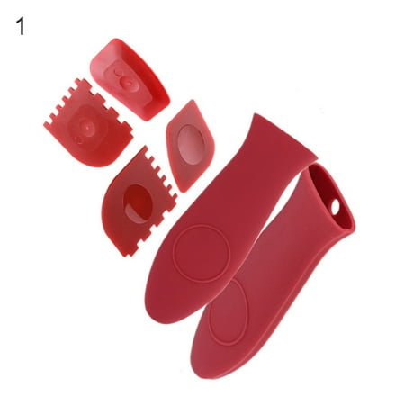 UDIYO Pot Handle Cover 1 Set Soft Pot Handle Cover Portable Silicone Heat Insulation Wear-resistant Flexible Anti-deform Cookware Sleeve Scraper for Daily Use
UDIYO Pot Handle Cover 1 Set Soft Pot Handle Cover Portable Silicone Heat Insulation Wear-resistant Flexible Anti-deform Cookware Sleeve Scraper for Daily Use