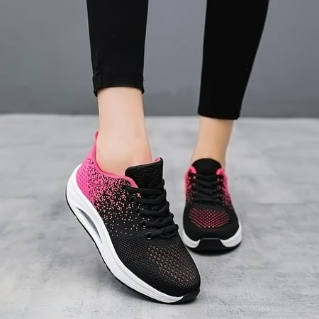 Mesh Arch Support Outdoor Sports Sneakers High Impact Air Cushion Thick Sole Walking Running Shoes Women s Footwear
Mesh Arch Support Outdoor Sports Sneakers High Impact Air Cushion Thick Sole Walking Running Shoes Women s Footwear