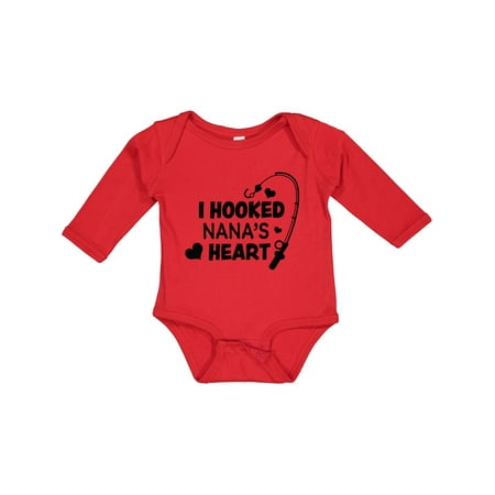 Inktastic I Hooked Nana s Heart with Fishing Rod Gift Baby Boy or Baby Girl Long Sleeve Bodysuit
Inktastic I Hooked Nana s Heart with Fishing Rod Gift Baby Boy or Baby Girl Long Sleeve Bodysuit
