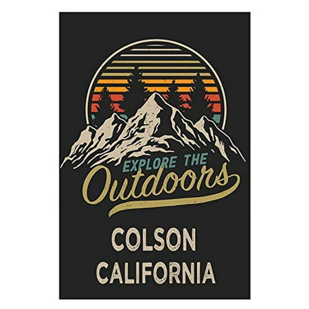 Colson California Souvenir 2x3-Inch Fridge Magnet Explore The Outdoors