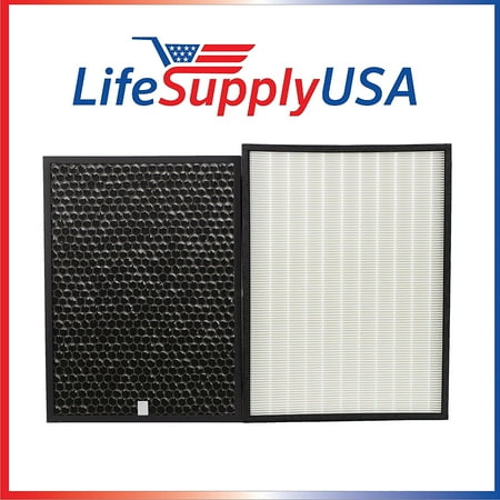 LifeSupplyUSA HEPA & Carbon Filter Kit Replacement Set Compatible with Rabbit Air BioGS/BioGP SPA-421A & SPA-582A Air Purifiers
LifeSupplyUSA HEPA & Carbon Filter Kit Replacement Set Compatible with Rabbit Air BioGS/BioGP SPA-421A & SPA-582A Air Purifiers