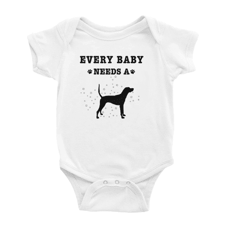 Every Baby Needs A Treeing Tennessee Brindle Dog Funny Baby Jumpsuits For Boy Girl 0-3 Months
Every Baby Needs A Treeing Tennessee Brindle Dog Funny Baby Jumpsuits For Boy Girl 0-3 Months