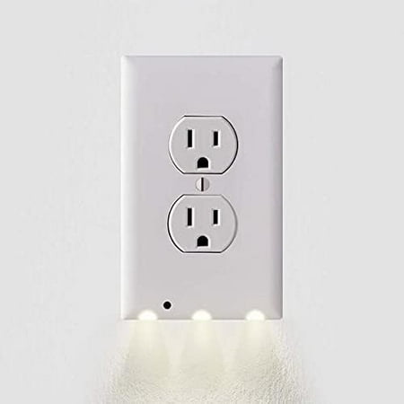 Hello Light 3 Pack - Wall Plate Night Light LED Night Lights Built Into Electrical Outlet Wall Plates - Turn NightLight On/Off Automatically (3 Pack) (Duplex Outlets White)
Hello Light 3 Pack - Wall Plate Night Light LED Night Lights Built Into Electrical Outlet Wall Plates - Turn NightLight On/Off Automatically (3 Pack) (Duplex Outlets White)