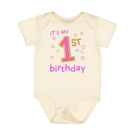 Inktastic It s My First Birthday Gift Baby Boy or Baby Girl Bodysuit
Inktastic It s My First Birthday Gift Baby Boy or Baby Girl Bodysuit