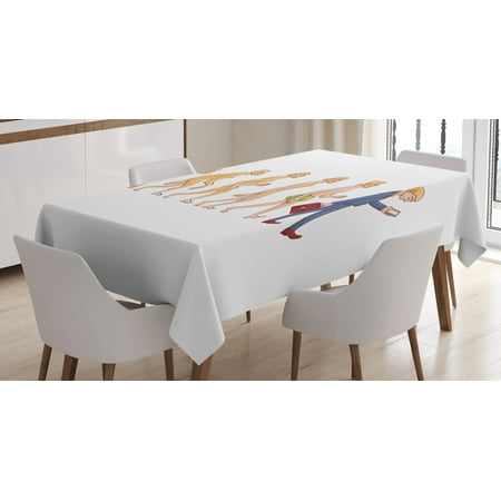 Evolution Tablecloth Cartoon Ape to Man Composition of Caveman to Businessman Graphic Rectangular Table Cover for Dining Room Kitchen 60 X 84 Pale Orange and Multicolor by Ambesonne
Evolution Tablecloth Cartoon Ape to Man Composition of Caveman to Businessman Graphic Rectangular Table Cover for Dining Room Kitchen 60 X 84 Pale Orange and Multicolor by Ambesonne