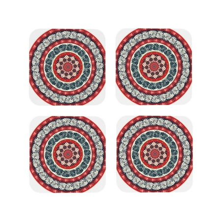 Honeii Round Design Print Leather Coaster Set of 4 Ideal for Safeguarding Your Furniture from Drinks Spills and Effortless Cleanup-Square
Honeii Round Design Print Leather Coaster Set of 4 Ideal for Safeguarding Your Furniture from Drinks Spills and Effortless Cleanup-Square