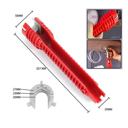 Faucet Sink Installer Multi Tool Pipe Wrench For Plumbers Homeowners Spanner