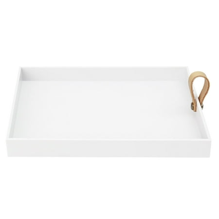 Large Capacity PU Leather Valet Tray Tablet-Top Storage Organizer Serving Tray with Handles for Living Room Bedroom Entryway Dining-Table Countertop White
Large Capacity PU Leather Valet Tray Tablet-Top Storage Organizer Serving Tray with Handles for Living Room Bedroom Entryway Dining-Table Countertop White