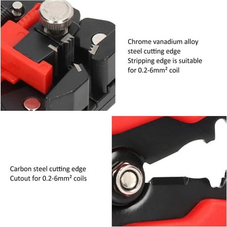 SHZHCX Efficient reliable and ergonomic red Ultimate multifunctional 8-inch wire stripper and crimper pliers for industrial wire cutting operations.
SHZHCX Efficient reliable and ergonomic red Ultimate multifunctional 8-inch wire stripper and crimper pliers for industrial wire cutting operations.