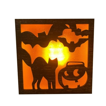Halloween LED Wooden Light Witch Bat Cat Pattern Wood Lamp Wall Mural for Party Decor
Halloween LED Wooden Light Witch Bat Cat Pattern Wood Lamp Wall Mural for Party Decor