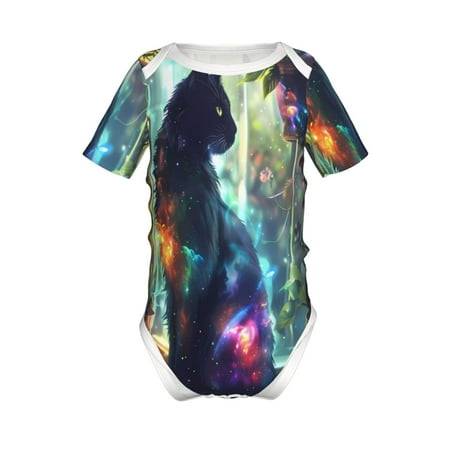 Junzan Cosmic Cat In Window Print Short-Sleeve Baby Climbing Clothes Bodysuits for Infant One-Piece for Baby Boys & Girls Baby Clothes Baby Romper with Snap Closure-3 Months
Junzan Cosmic Cat In Window Print Short-Sleeve Baby Climbing Clothes Bodysuits for Infant One-Piece for Baby Boys & Girls Baby Clothes Baby Romper with Snap Closure-3 Months