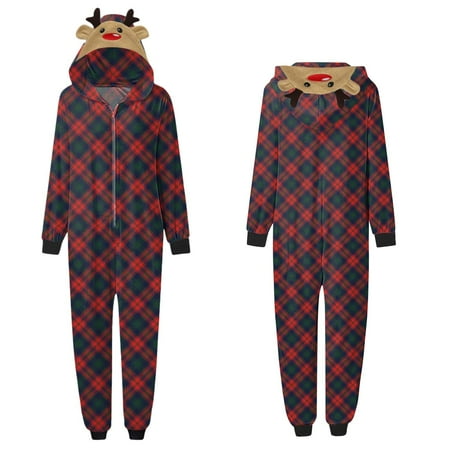 Matching Family Pajamas Christmas Sets Plaid Hooded Jumpsuits Christmas Pajamas for Family Sleepwear Onesies Outfits
Matching Family Pajamas Christmas Sets Plaid Hooded Jumpsuits Christmas Pajamas for Family Sleepwear Onesies Outfits