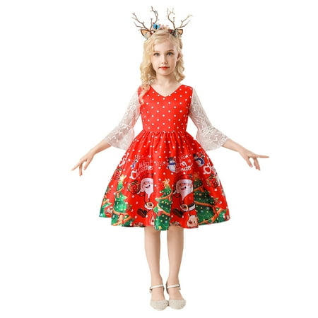 Little Girl’s Fashion Christmas Printed Dress Casual Short Sleeve/Sleeveless A-line Formal Dress Cosplay Party Outfits
Little Girl’s Fashion Christmas Printed Dress Casual Short Sleeve/Sleeveless A-line Formal Dress Cosplay Party Outfits