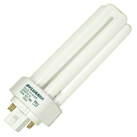 Sylvania 20884 (4-Pack) CF32DT/E/IN/830/ECO 32-Watt Triple Tube Compact Fluorescent Light Bulb 3000K 2400 Lumens 82 CRI T4 Shape 4-Pin GX24q-3 Base
Sylvania 20884 (4-Pack) CF32DT/E/IN/830/ECO 32-Watt Triple Tube Compact Fluorescent Light Bulb 3000K 2400 Lumens 82 CRI T4 Shape 4-Pin GX24q-3 Base