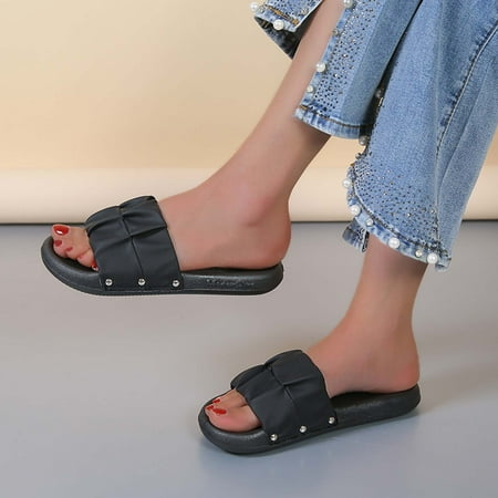 Aufmer Summer Slippers for Women Clearance Ladies Summer Casual Comfortable Slippers Fashion Beach Soft Sole Flat Slippers
Aufmer Summer Slippers for Women Clearance Ladies Summer Casual Comfortable Slippers Fashion Beach Soft Sole Flat Slippers