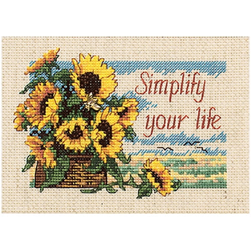 Dimensions Mini Needlepoint Kit 5/"X5/"-Gentle Strength Stitched In Thread