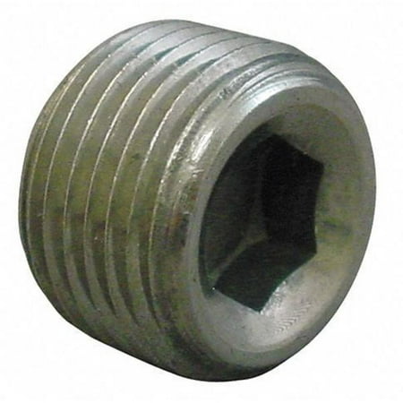 2PC ZoroSelect Steel Magnetic Hex Recessed Head Plug Class 150