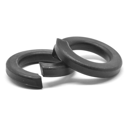 #4 Hi-Collar Split Lockwasher Alloy Steel Black Oxide Pk 100