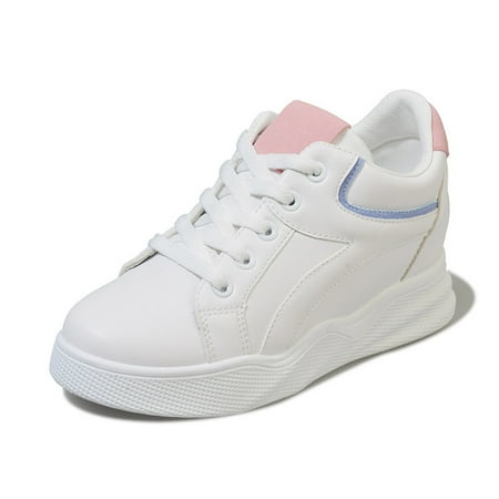 Women Sports Shoes PU Lightweight Inner Heightened Walking Lace up Sneaker Casual Shoe 38
Women Sports Shoes PU Lightweight Inner Heightened Walking Lace up Sneaker Casual Shoe 38