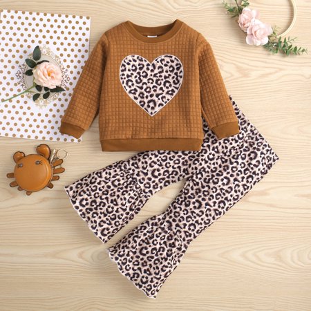 Hunpta Toddler Kids Children Baby Girls Long Sleeve Patchwork Sweatshirt Tops Blouse Leopard Print Bell PantsOutfits2PCS Clothes
Hunpta Toddler Kids Children Baby Girls Long Sleeve Patchwork Sweatshirt Tops Blouse Leopard Print Bell PantsOutfits2PCS Clothes
