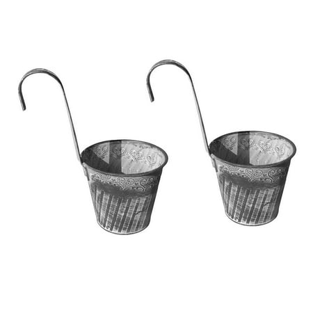 Rosarivae 2pcs Vintage Flower Bucket with Hook Balcony Hanging Bucket Iron Buckets
Rosarivae 2pcs Vintage Flower Bucket with Hook Balcony Hanging Bucket Iron Buckets