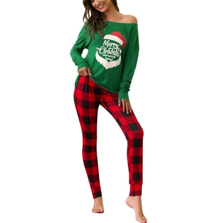 Qufokar Women S Sleep Shirt Women on Pajamas mas Print Shoulder Top Plaid Pants Casual Set Women
Qufokar Women S Sleep Shirt Women on Pajamas mas Print Shoulder Top Plaid Pants Casual Set Women