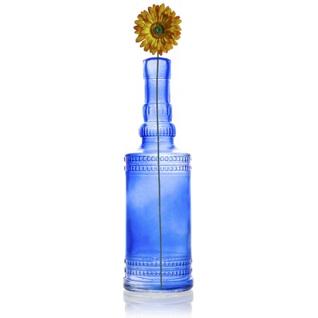 Camila Lavender Vintage Glass Bottle Glassware Flower Vase