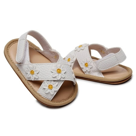 kpoplk Baby Girls Shoes Girls Open Toe Flower Shoes First Walkers Shoes Summer Toddler Floral Sandals For Toddler Boys(White)
kpoplk Baby Girls Shoes Girls Open Toe Flower Shoes First Walkers Shoes Summer Toddler Floral Sandals For Toddler Boys(White)