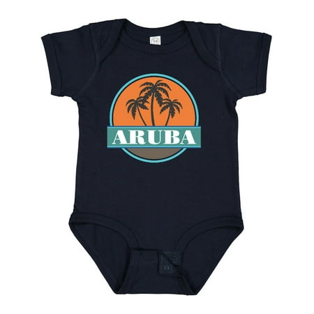 Inktastic Aruba Vacation Sunset Gift Baby Boy or Baby Girl Bodysuit