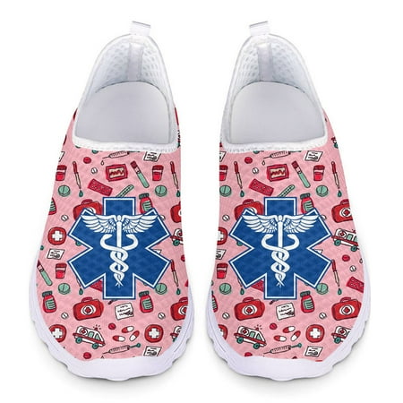 Cartoon Nurse Print Woman Loafers Women Sneakers Slip On Lightweight Mesh Casual Shoes Summer Breathable Ladies Flats Shoes 2024
Cartoon Nurse Print Woman Loafers Women Sneakers Slip On Lightweight Mesh Casual Shoes Summer Breathable Ladies Flats Shoes 2024