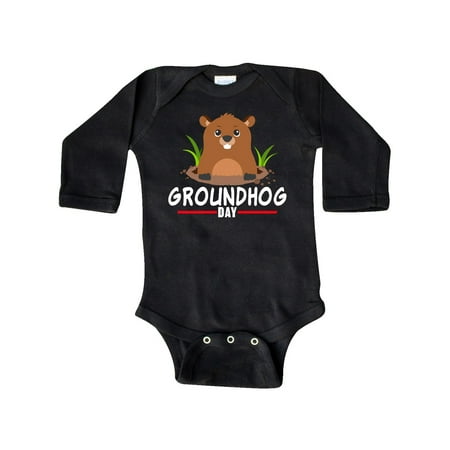 Inktastic Groundhog Day with Cute Groundhog Illustration Gift Baby Boy or Baby Girl Long Sleeve Bodysuit
Inktastic Groundhog Day with Cute Groundhog Illustration Gift Baby Boy or Baby Girl Long Sleeve Bodysuit
