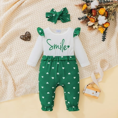 Aayomet Onesies For Baby Girl Baby Unisex Baby Cotton Long-Sleeve Bodysuits Green 12-18 Months
Aayomet Onesies For Baby Girl Baby Unisex Baby Cotton Long-Sleeve Bodysuits Green 12-18 Months