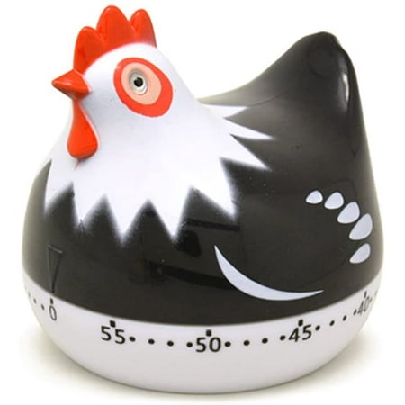 Cartoon Hen Mechanical Timers 60 Minutes Kitchen Cooking Timer Clock Loud Alarm Counters Mini Size Manual Timer for Study (Black)
Cartoon Hen Mechanical Timers 60 Minutes Kitchen Cooking Timer Clock Loud Alarm Counters Mini Size Manual Timer for Study (Black)