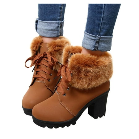 Gubotare Snow Boots Women s Chelsea Boots Heel Slip On Ankle Booties With Elastic Sided Brown 7.5
Gubotare Snow Boots Women s Chelsea Boots Heel Slip On Ankle Booties With Elastic Sided Brown 7.5