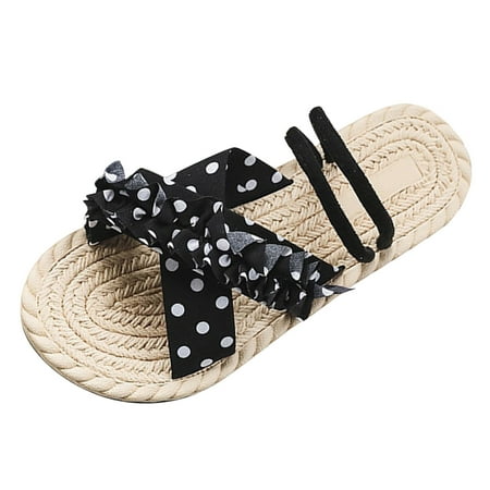 HUPTTEW Women Slippers Summer Flowers Simple Flat Bottom Comfortable Non Slip Versatile Beach Sandals
HUPTTEW Women Slippers Summer Flowers Simple Flat Bottom Comfortable Non Slip Versatile Beach Sandals