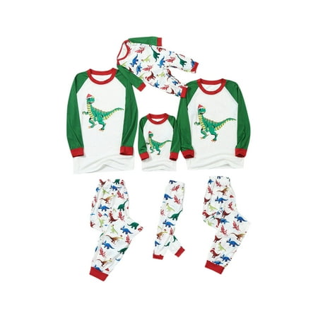 Youweixiong Matching Christmas Pajamas for Family Holiday PJs for Women/Men/Kids Dinosaur Printed Loungewear Sleepwear
Youweixiong Matching Christmas Pajamas for Family Holiday PJs for Women/Men/Kids Dinosaur Printed Loungewear Sleepwear