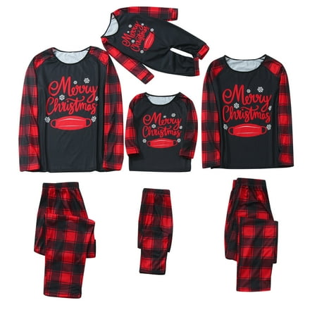 Holiday Christmas Family Pajamas Matching Set Letter Print Xmas Pjs for Couples and Kids Baby Sleepwear
Holiday Christmas Family Pajamas Matching Set Letter Print Xmas Pjs for Couples and Kids Baby Sleepwear