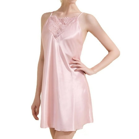Homgro Women s Short Nightgown Summer Lace Sleep Shirt Deep V Neck Mini Silk Pajama Dress Spaghetti Strap Sleepwear Nighties Chemise Soft Lightweight Dressing Gown Pink Small
Homgro Women s Short Nightgown Summer Lace Sleep Shirt Deep V Neck Mini Silk Pajama Dress Spaghetti Strap Sleepwear Nighties Chemise Soft Lightweight Dressing Gown Pink Small